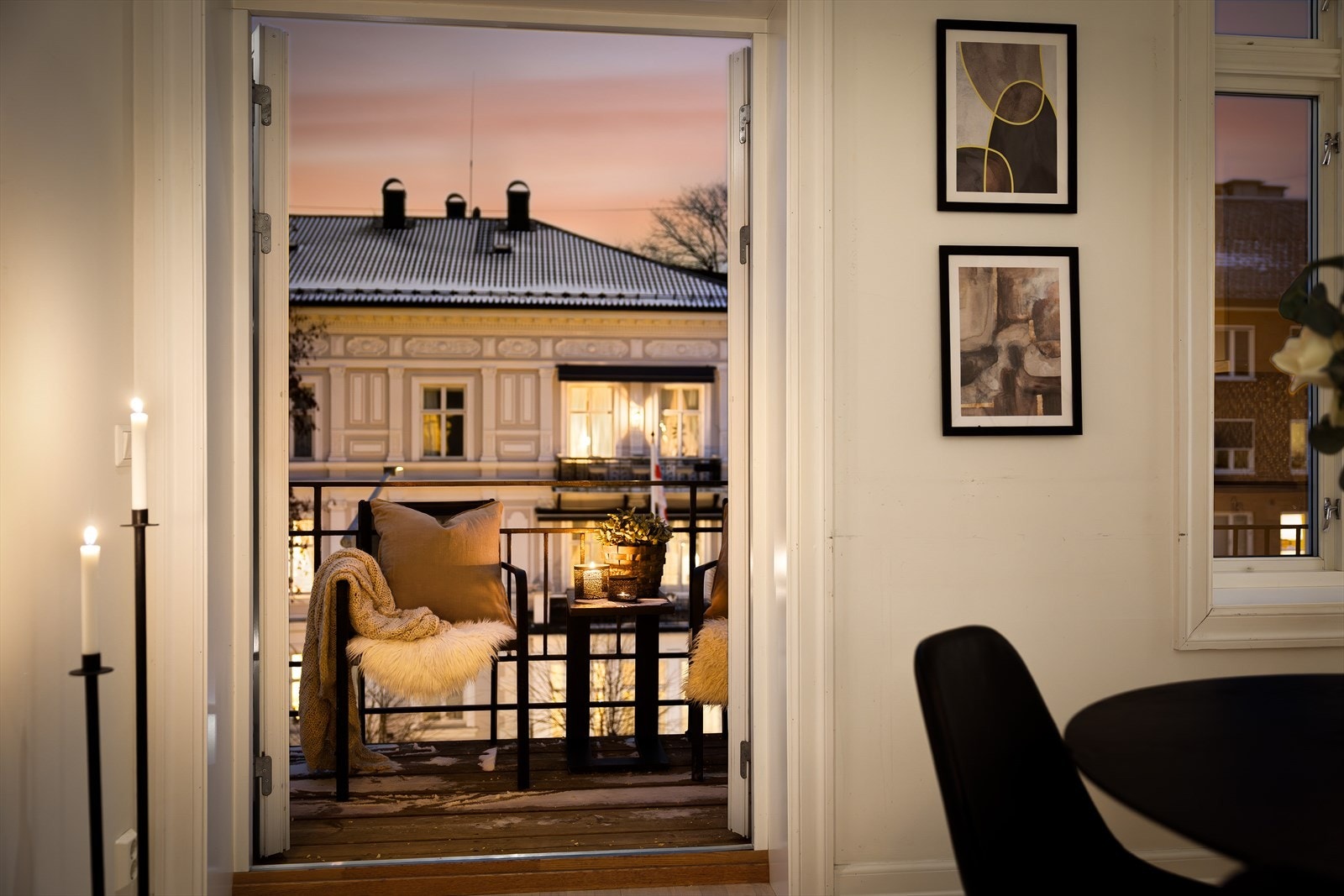 Kveldsstemning. Galleribilde