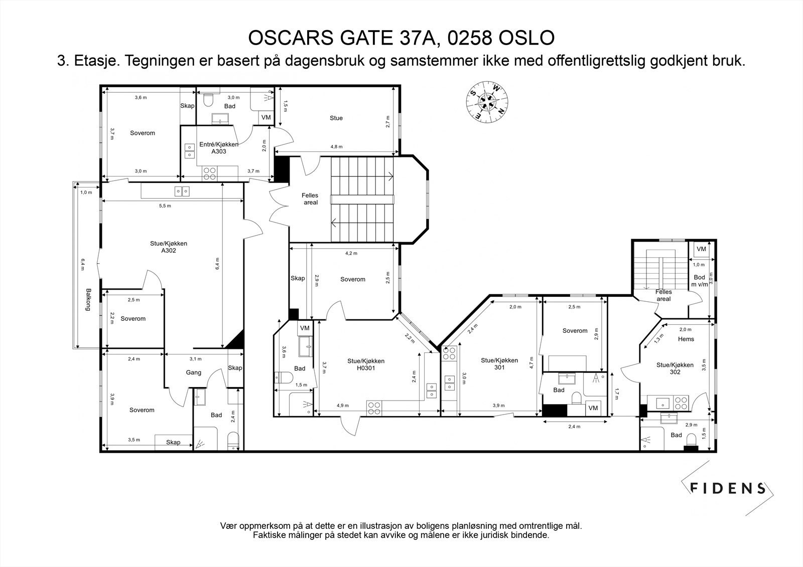 Plantegning. Galleribilde