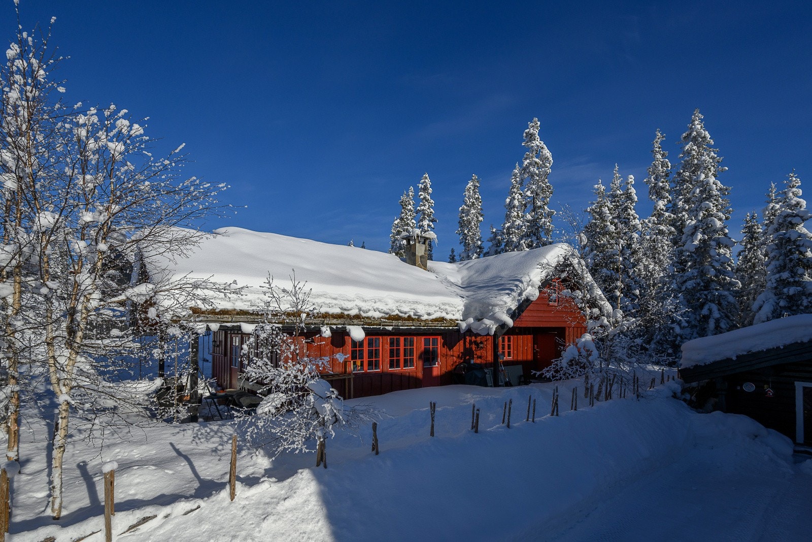 Flott familiehytte med innredet hems og anneks - sentral beliggenhet på Skeikampen. Galleribilde