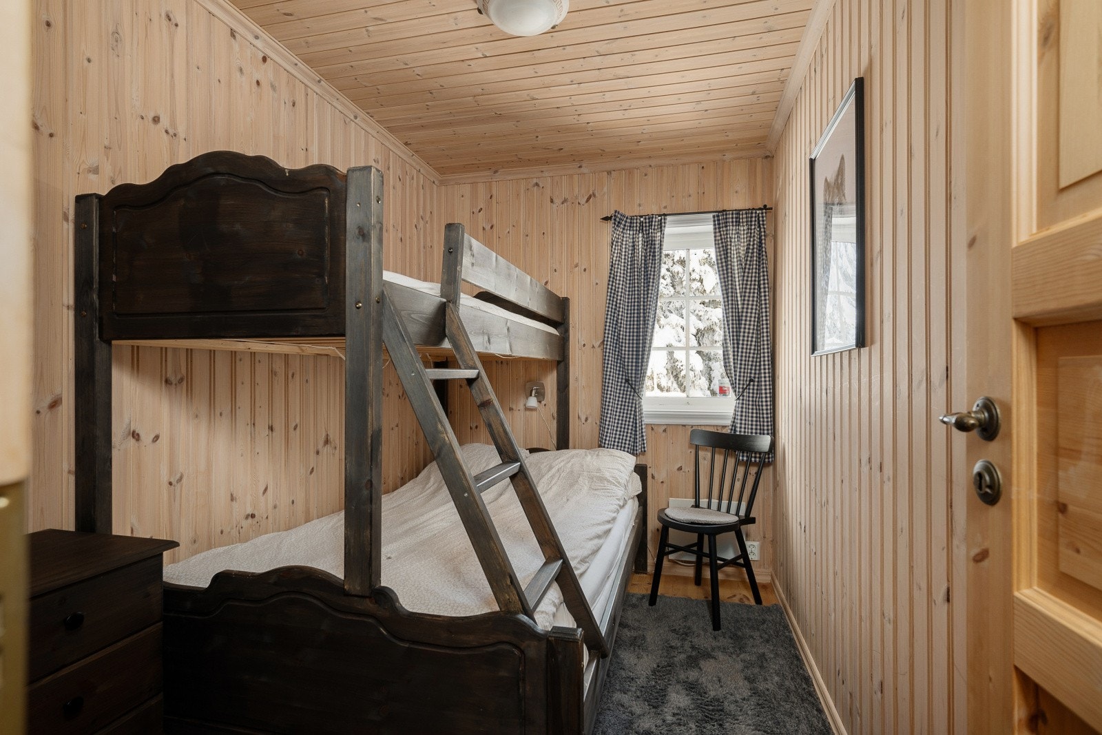 Soverom 3, innredet med familiekøye. Galleribilde