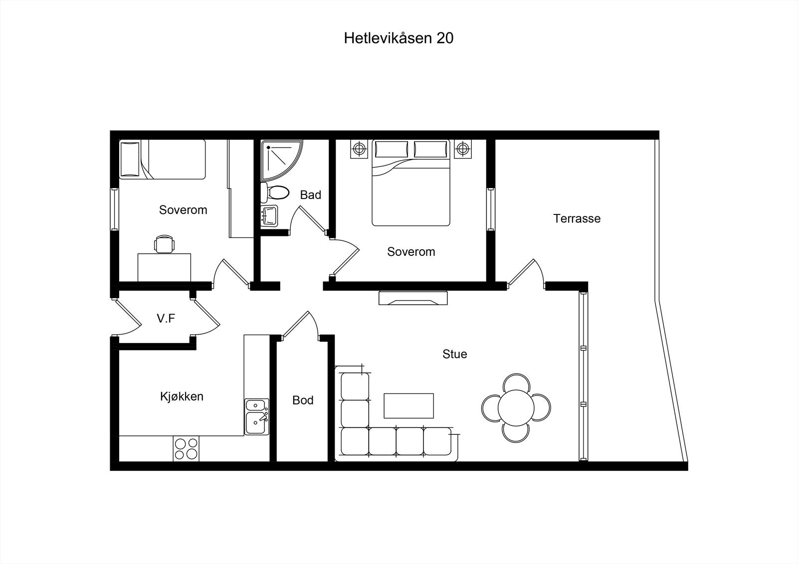 Planskisse Galleribilde