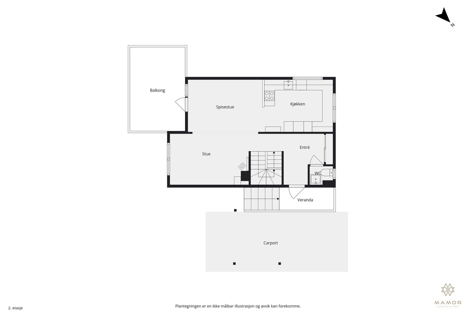 Plantegning - 1. etasje Galleribilde