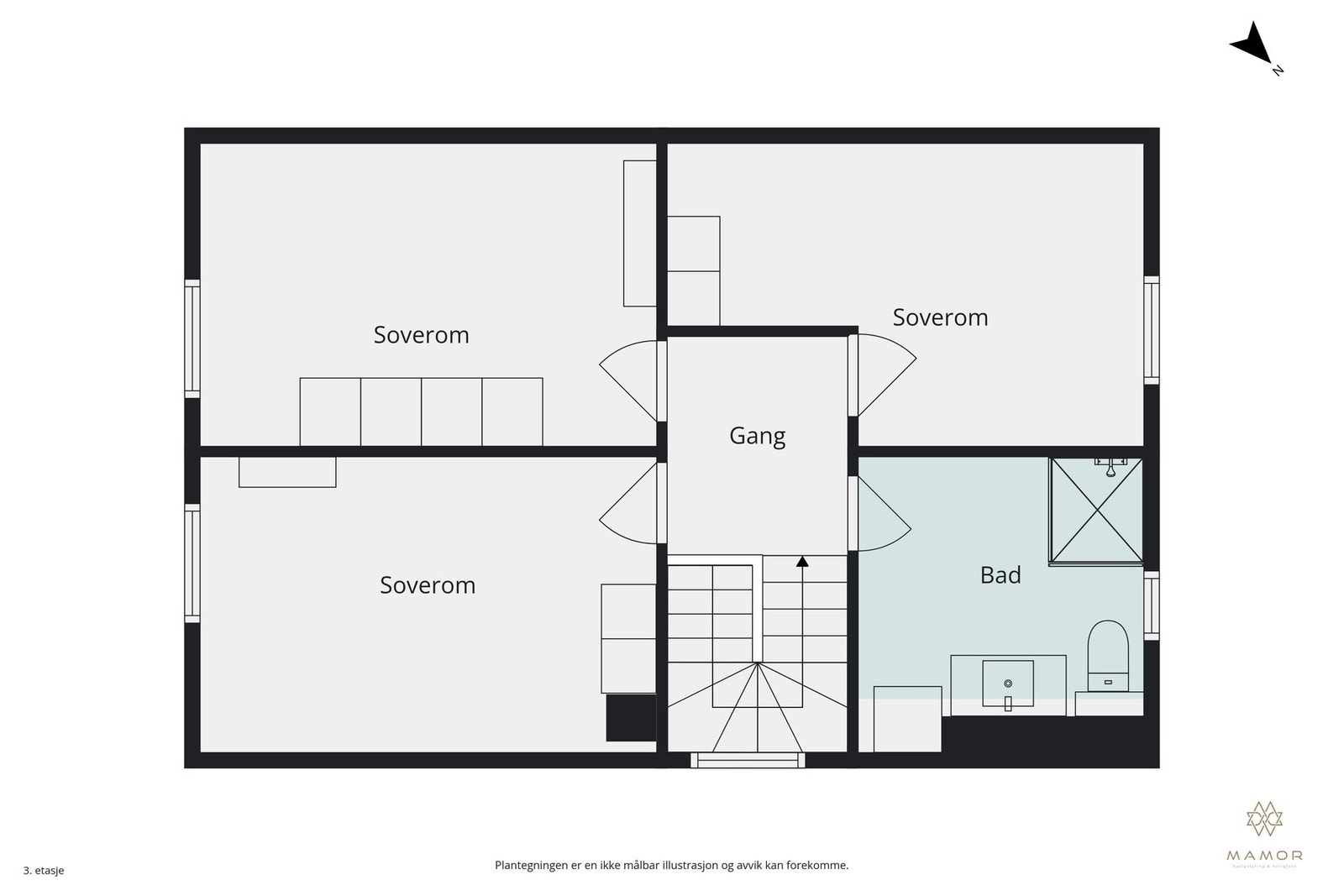 Plantegning - 2. etasje Galleribilde
