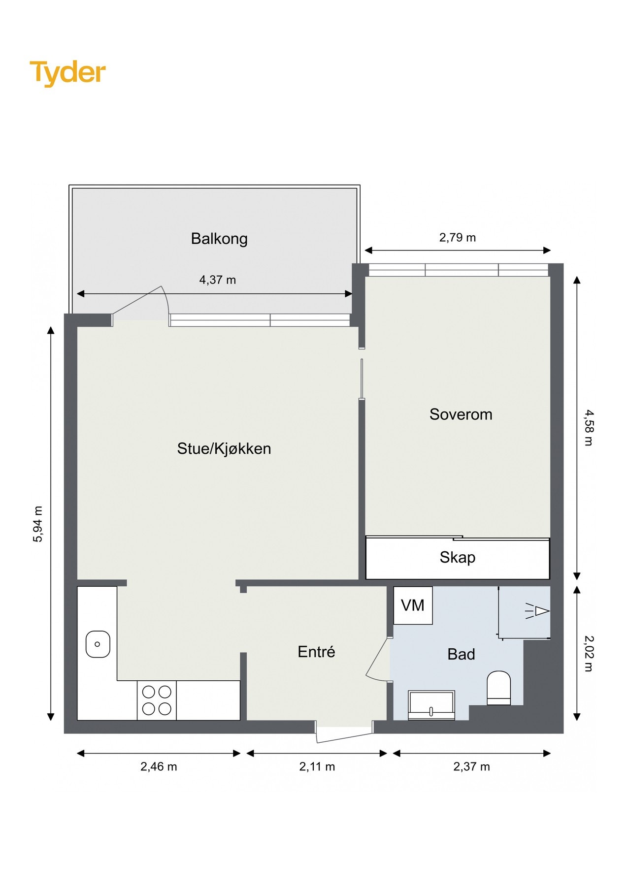 Plantegning Galleribilde