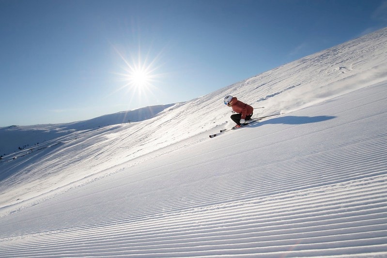 Fra alpinbakken i Trysilfjellet. Foto Ola Matsson Galleribilde
