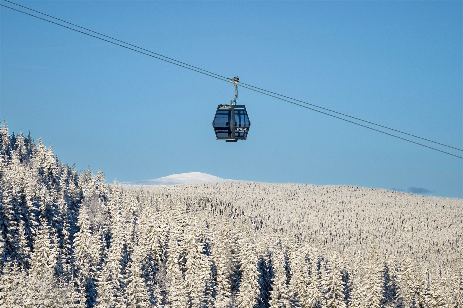 Gondolen i Trysilfjellet. Galleribilde