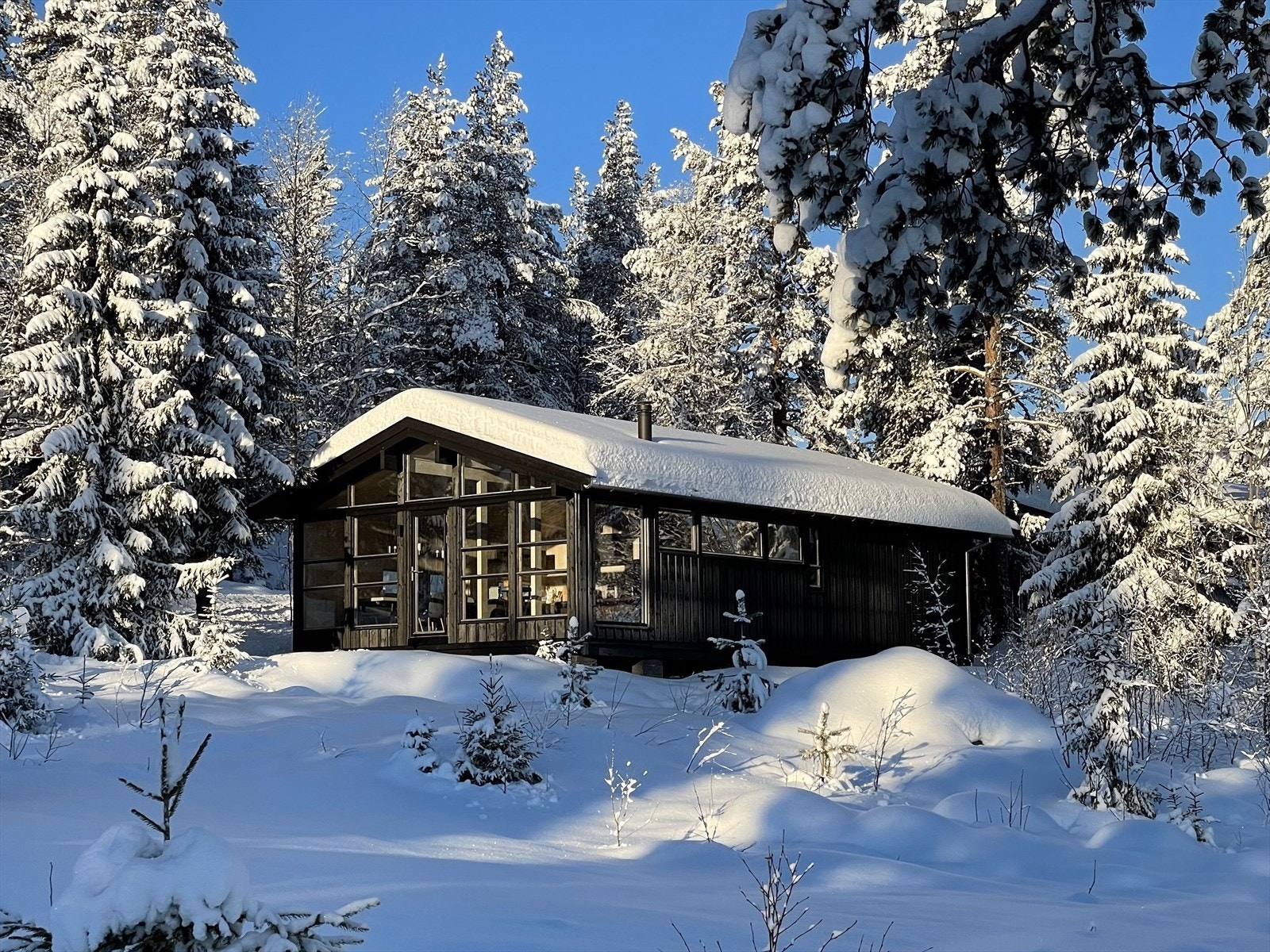 Velkommen til Trysilfjell hytteområde 228! Utvidet og modernisert hytte på Trysilfjellets sørside Galleribilde