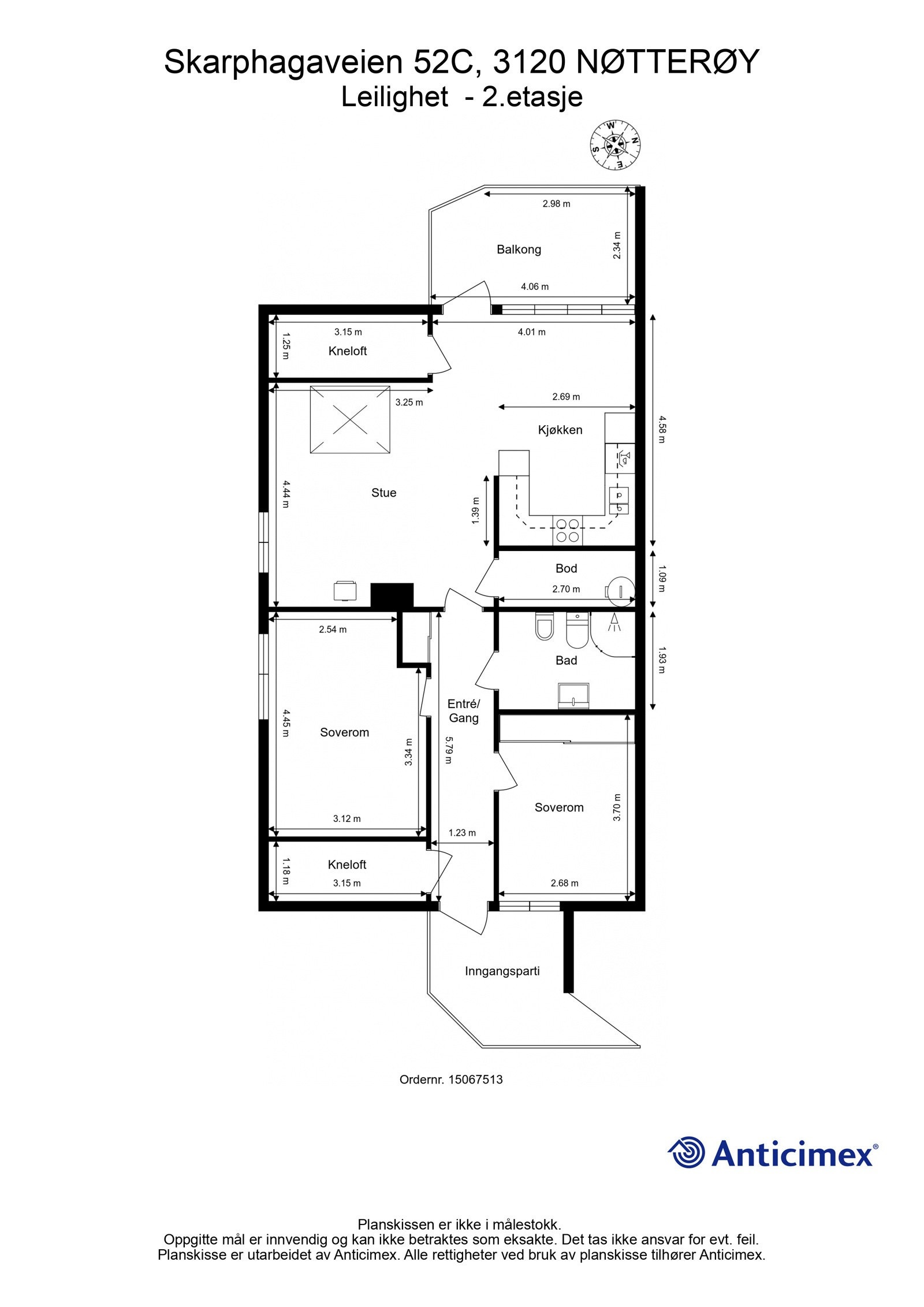 Plantegning Galleribilde