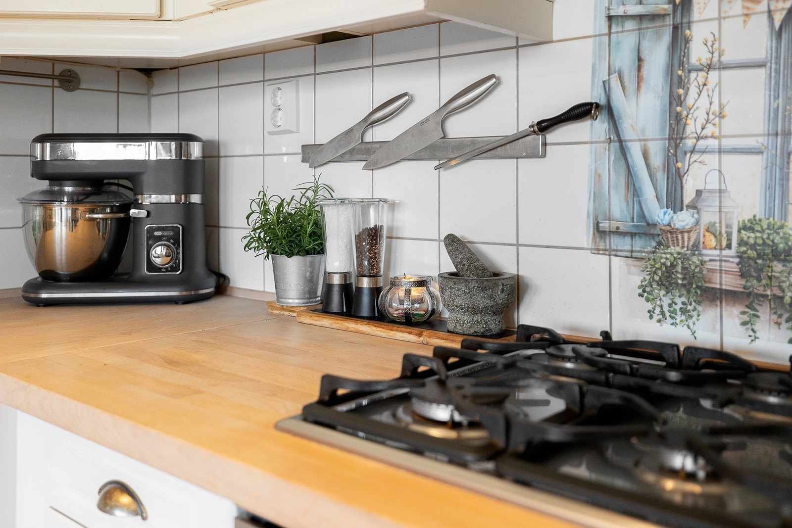 Kjøkken er utstyrt med gasstopp Galleribilde