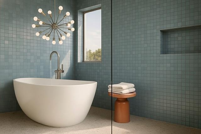 Forslag til baderom - Bildene/illustrasjonene er kun ment som eksempler og inspirasjon Galleribilde