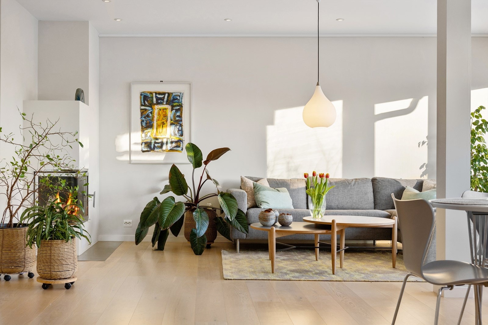 Dette er boligens naturlige samlingspunkt. Galleribilde