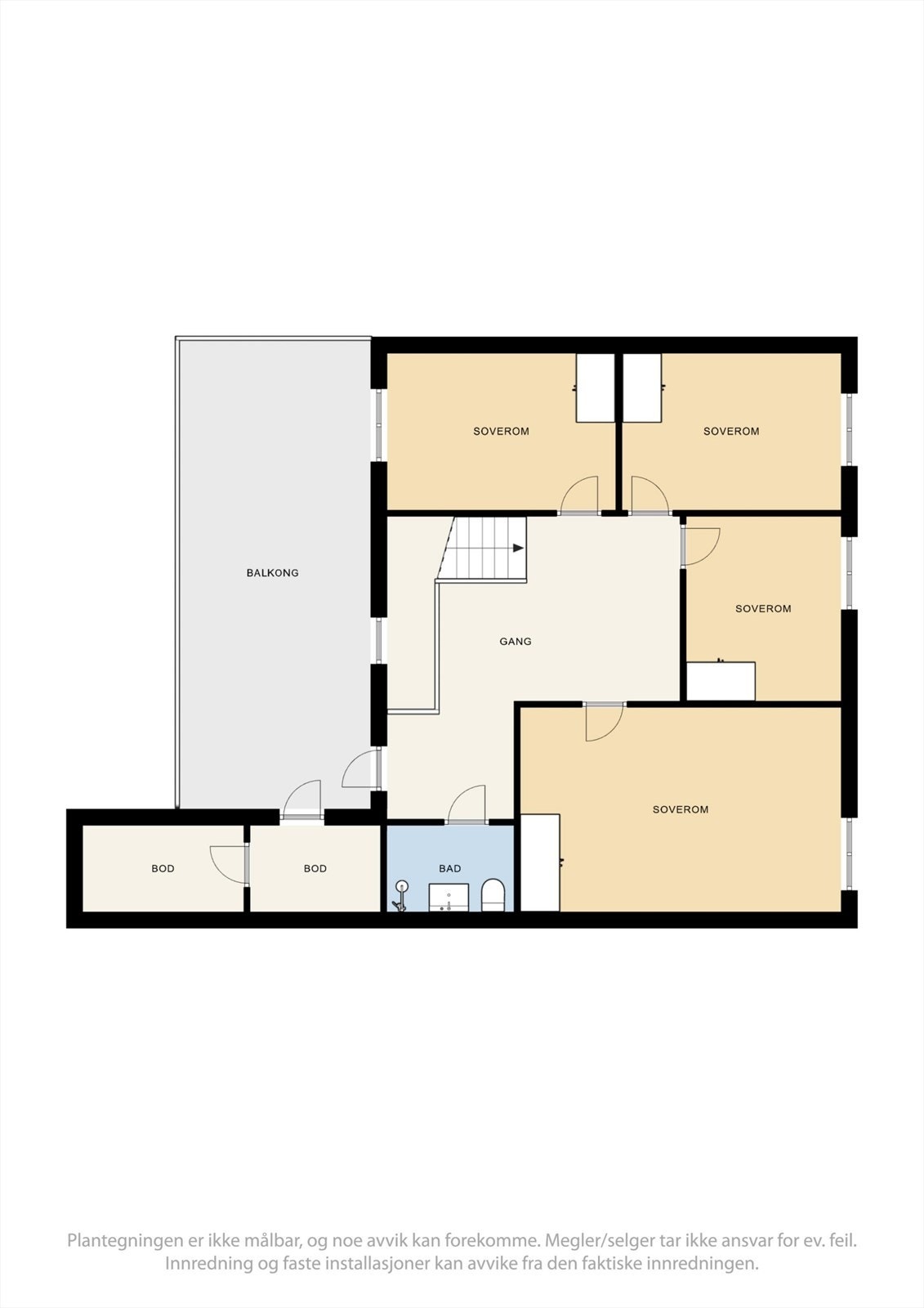 Plantegning 1. etasje. Galleribilde