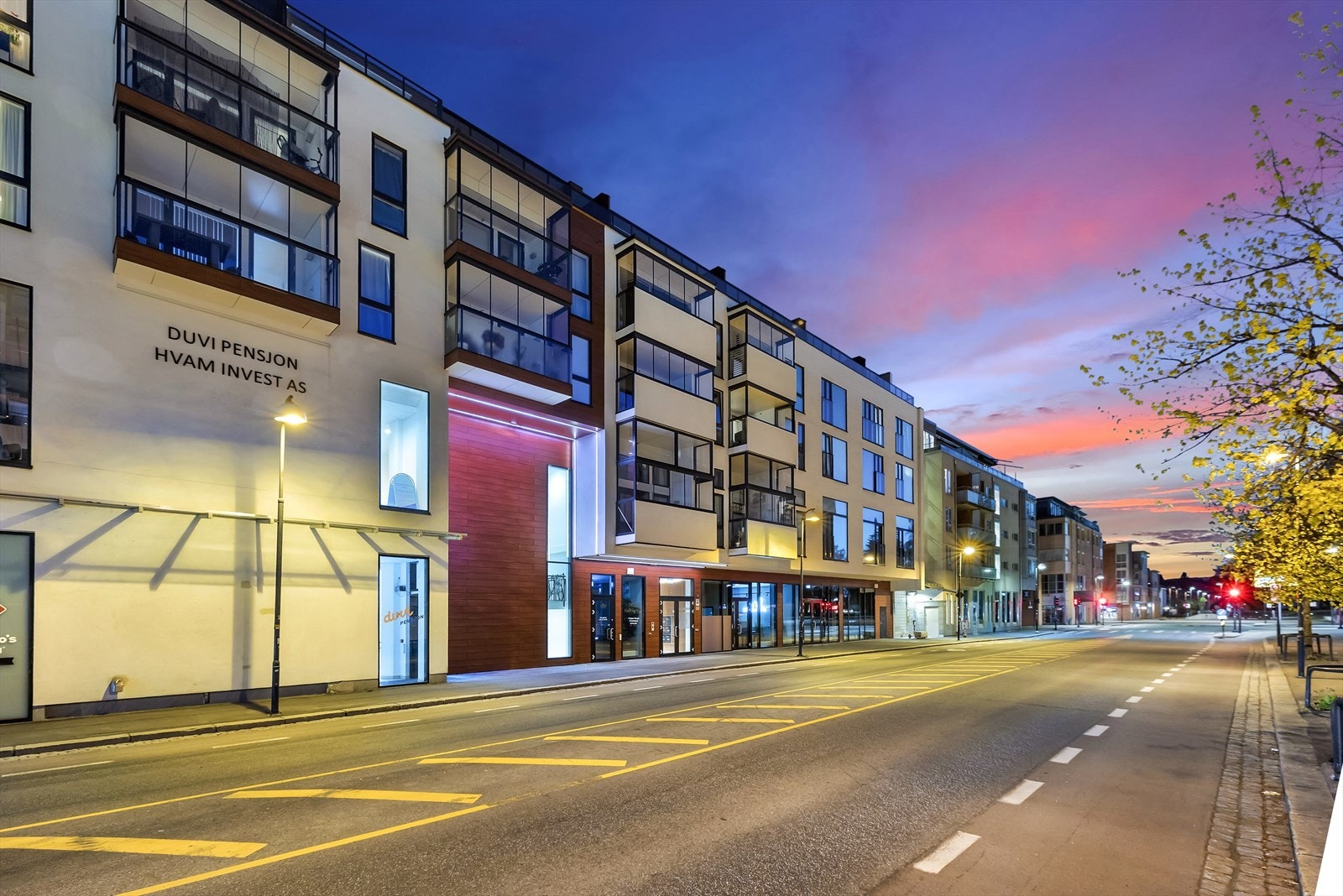 Moderne bygg fra 2018. Galleribilde