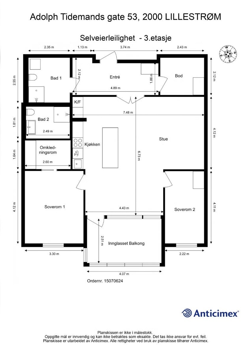 Plantegning Galleribilde