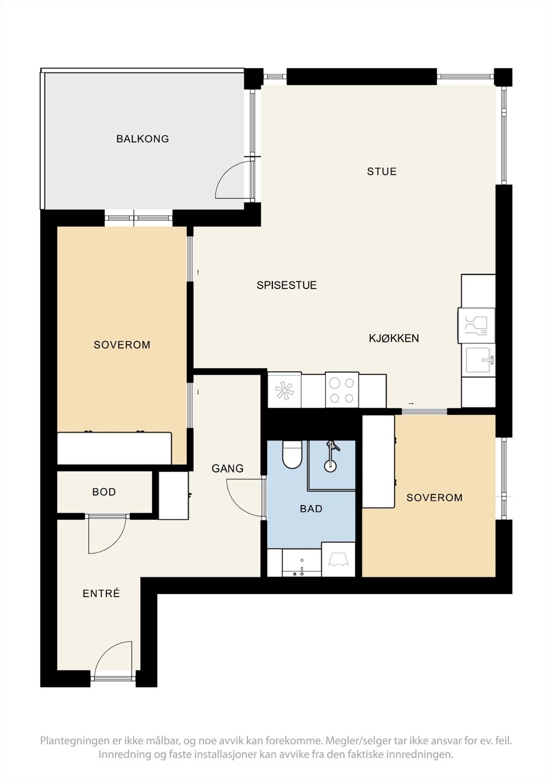 Plantegning. Galleribilde