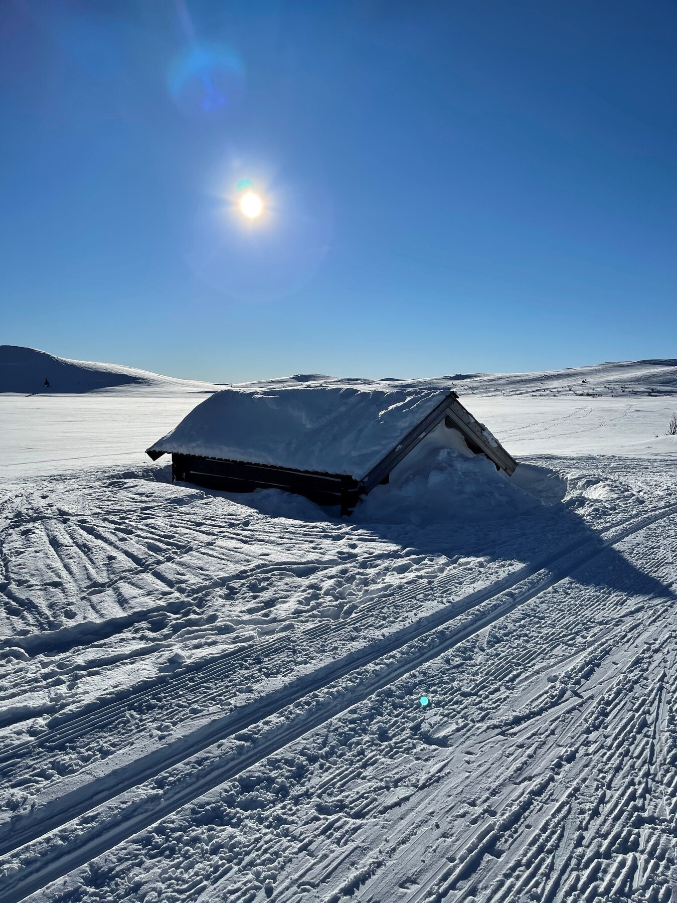 Selgers bilde. Noen få km på langrennski tar deg rett opp på snaufjellet og vidder. Galleribilde