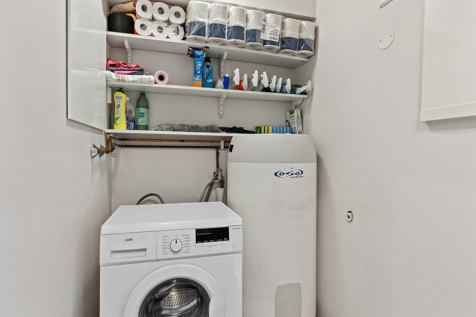 Praktisk, separat vaskerom. Galleribilde