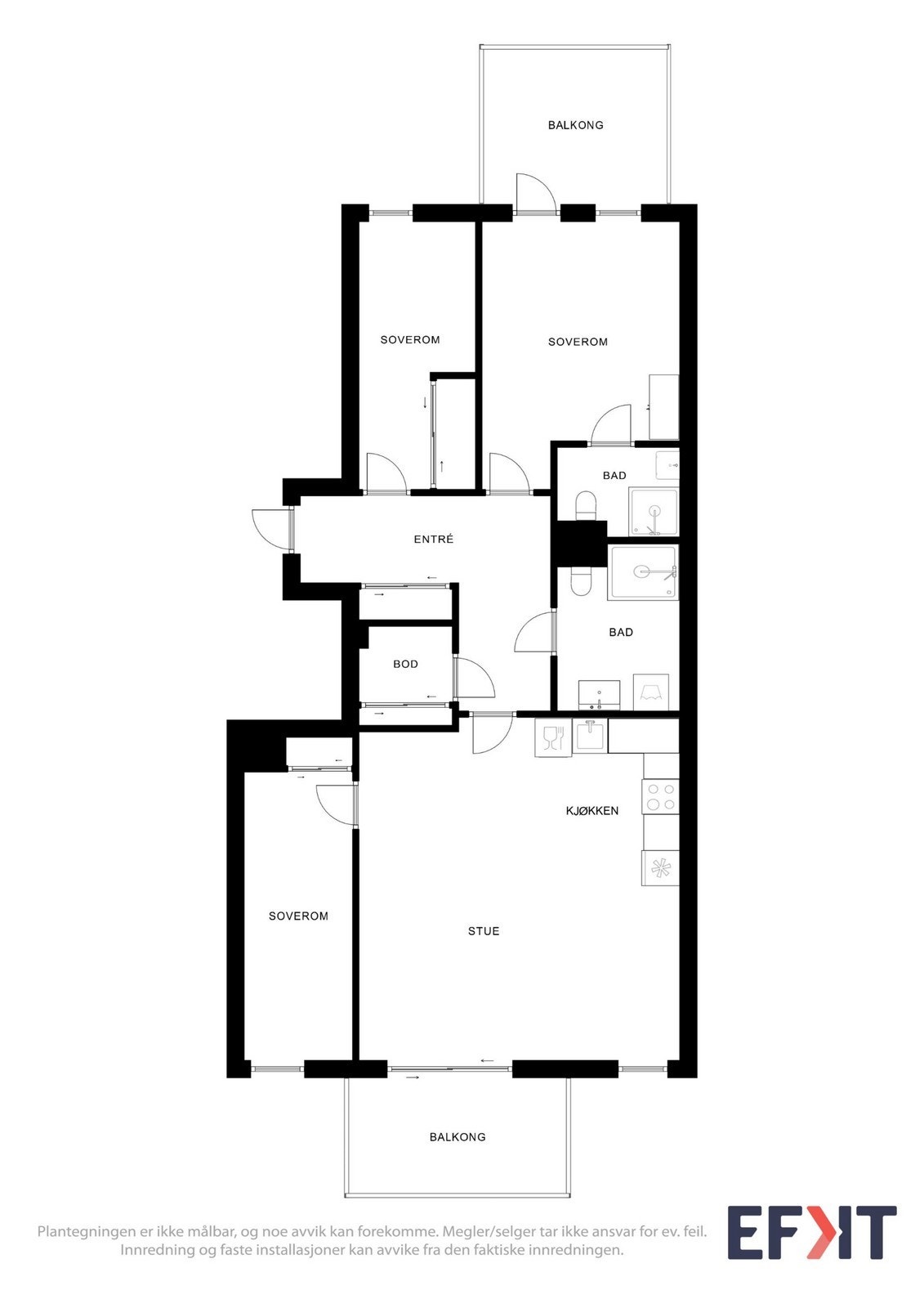 Plantegning Galleribilde