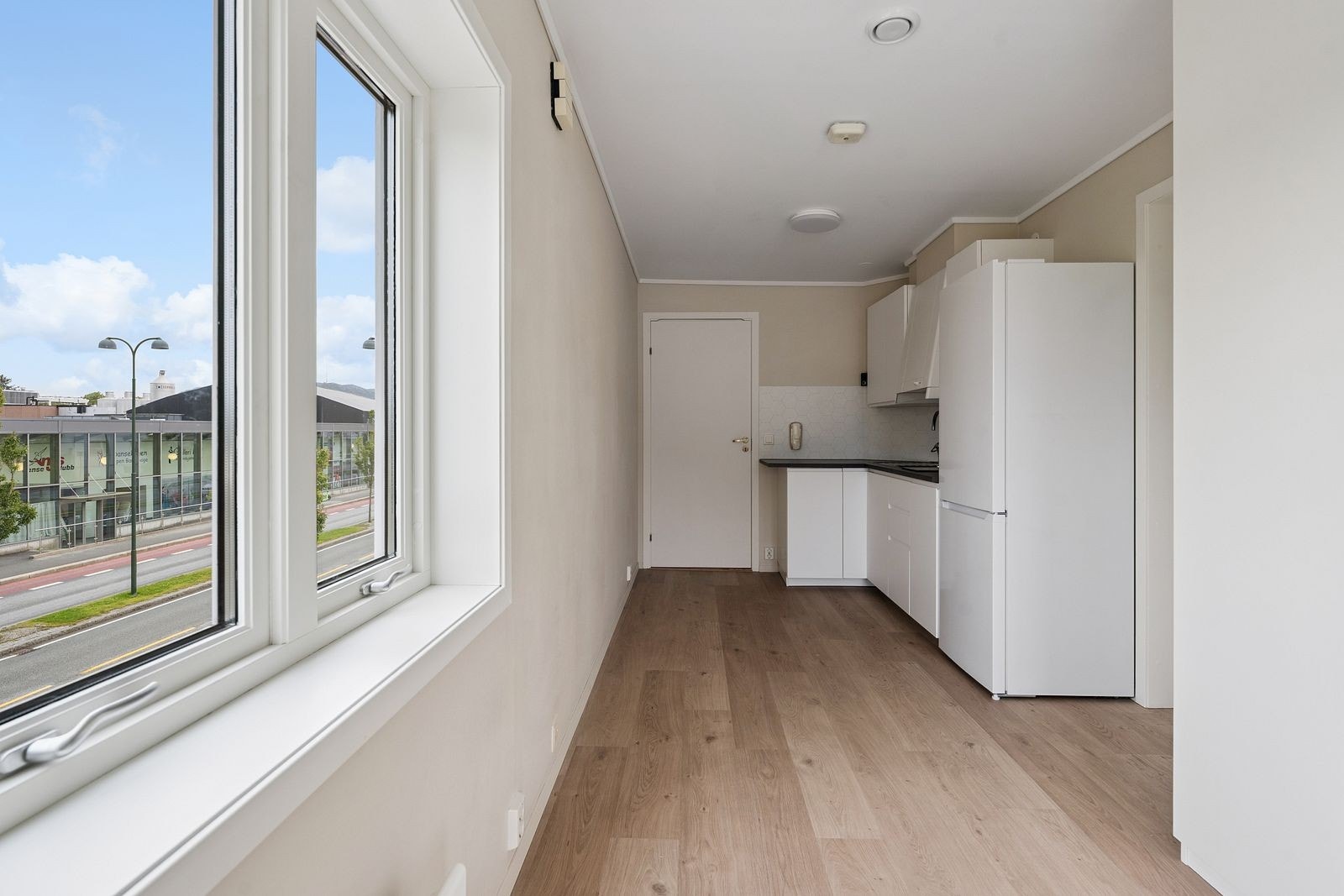 Vinduene er nye, så det er lite støy inn Galleribilde