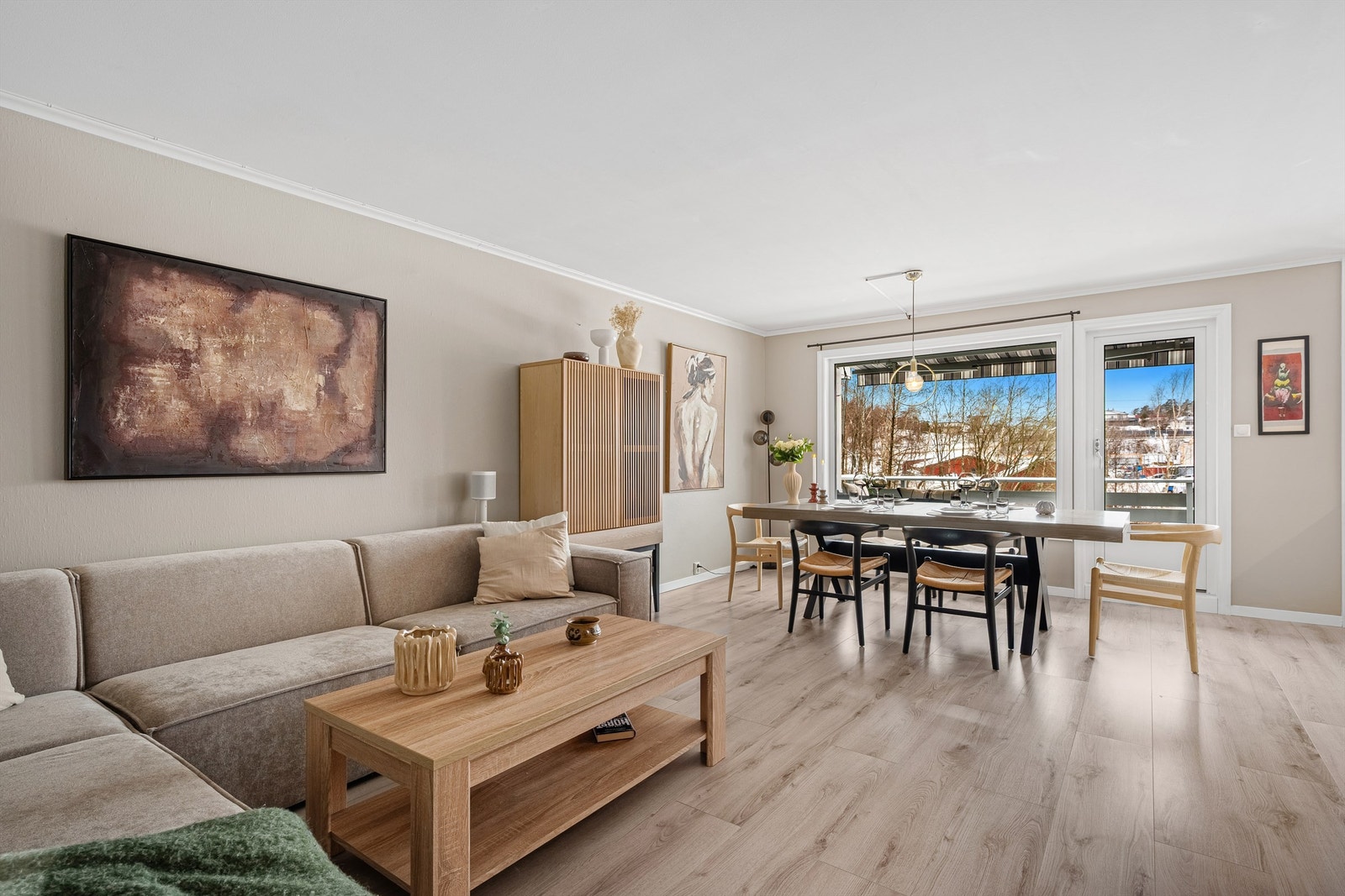 Stue / spisestue Galleribilde