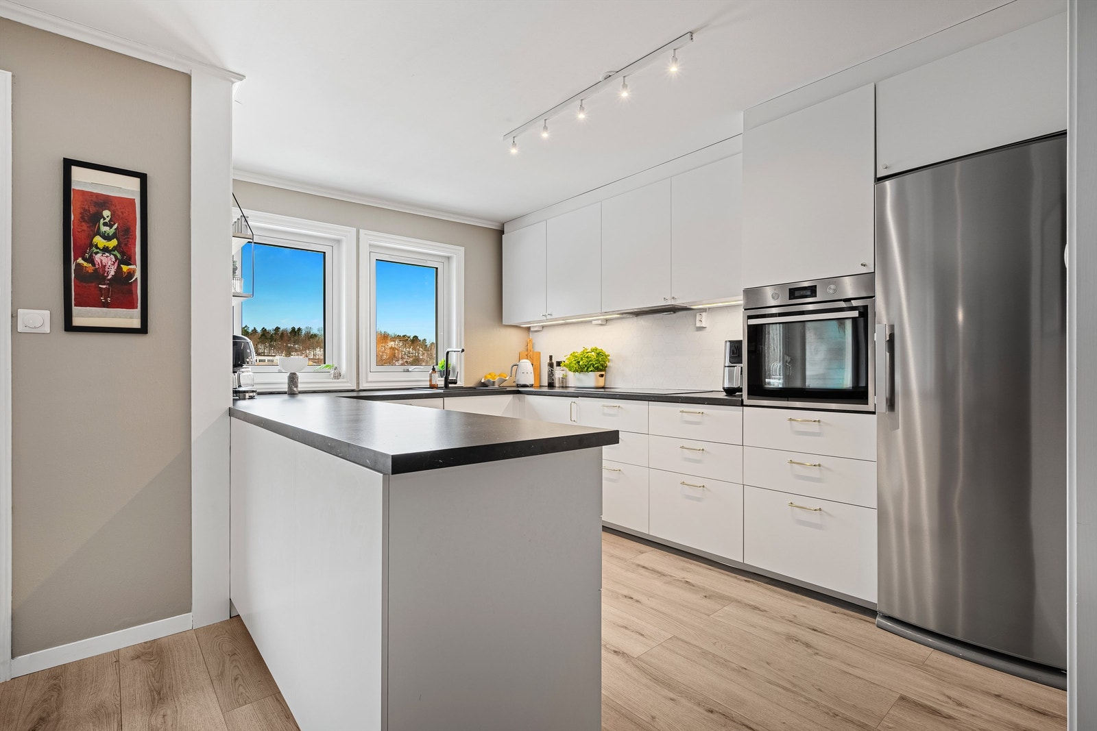 Pent kjøkken Galleribilde