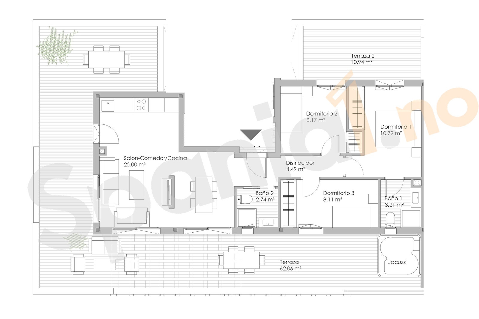 Plantegning Galleribilde