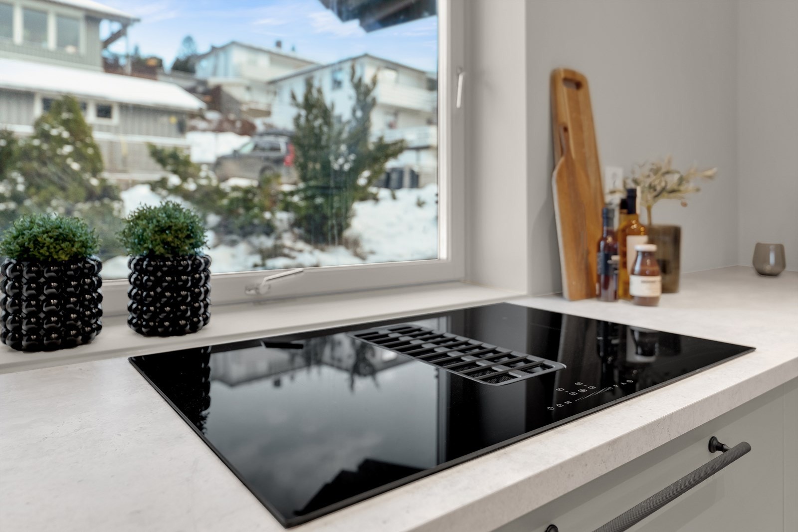 Vifte integrert i platetop Galleribilde