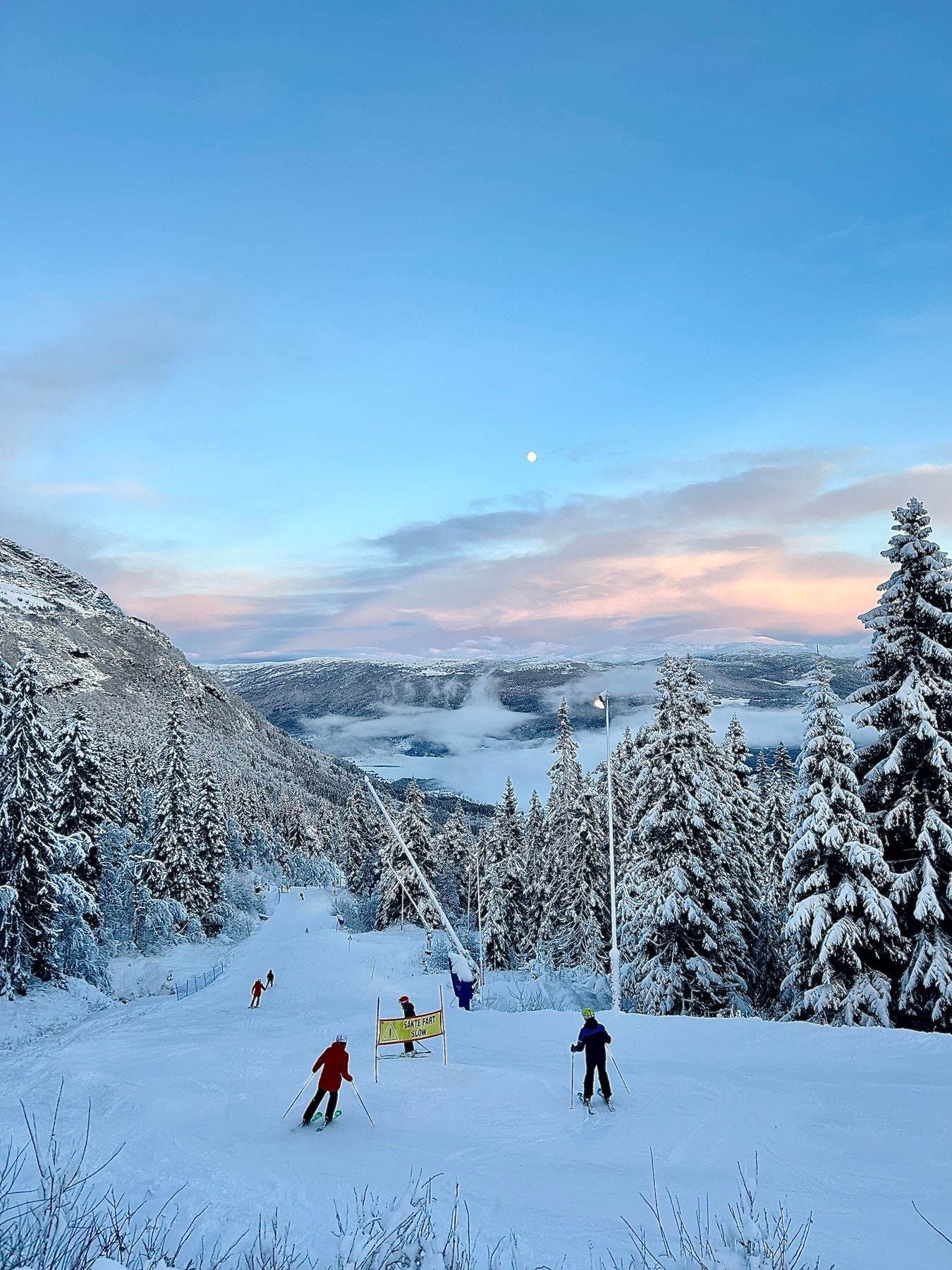 Her ser du deler av Familieløypen som ligger like ved. Galleribilde