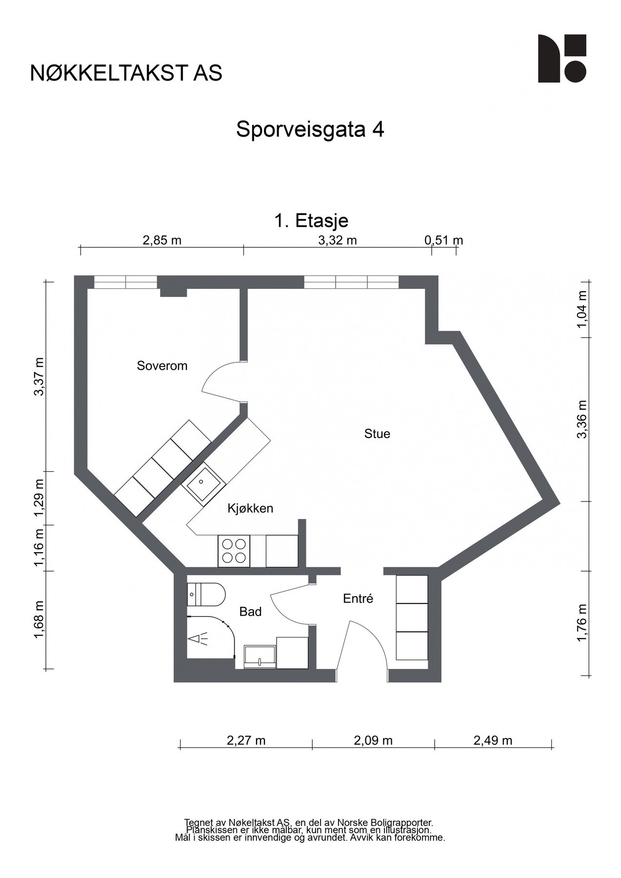 Plantegning. Galleribilde