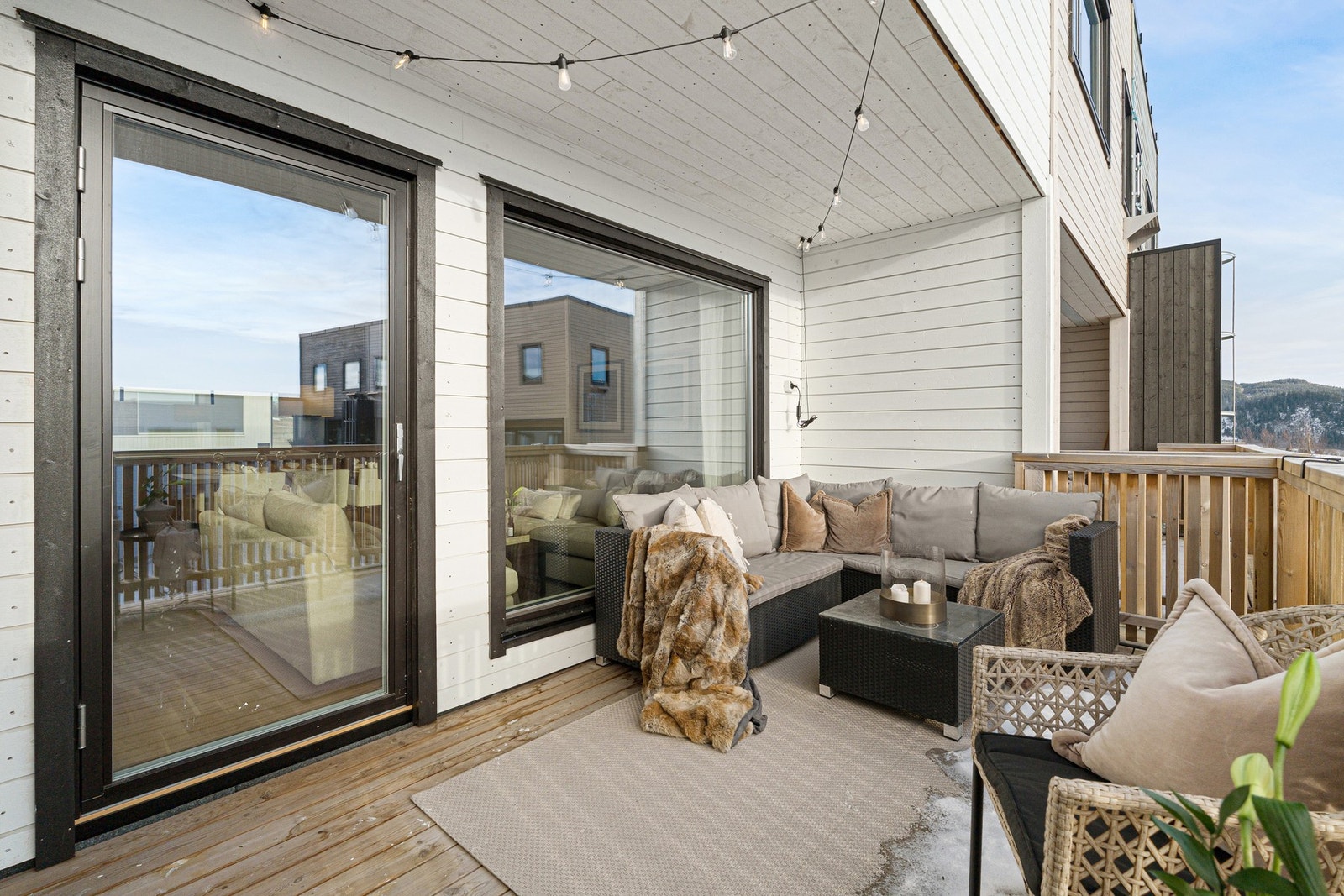 Et attraktivt område som egner seg ypperlig for hyggelige sommerkvelder. Galleribilde