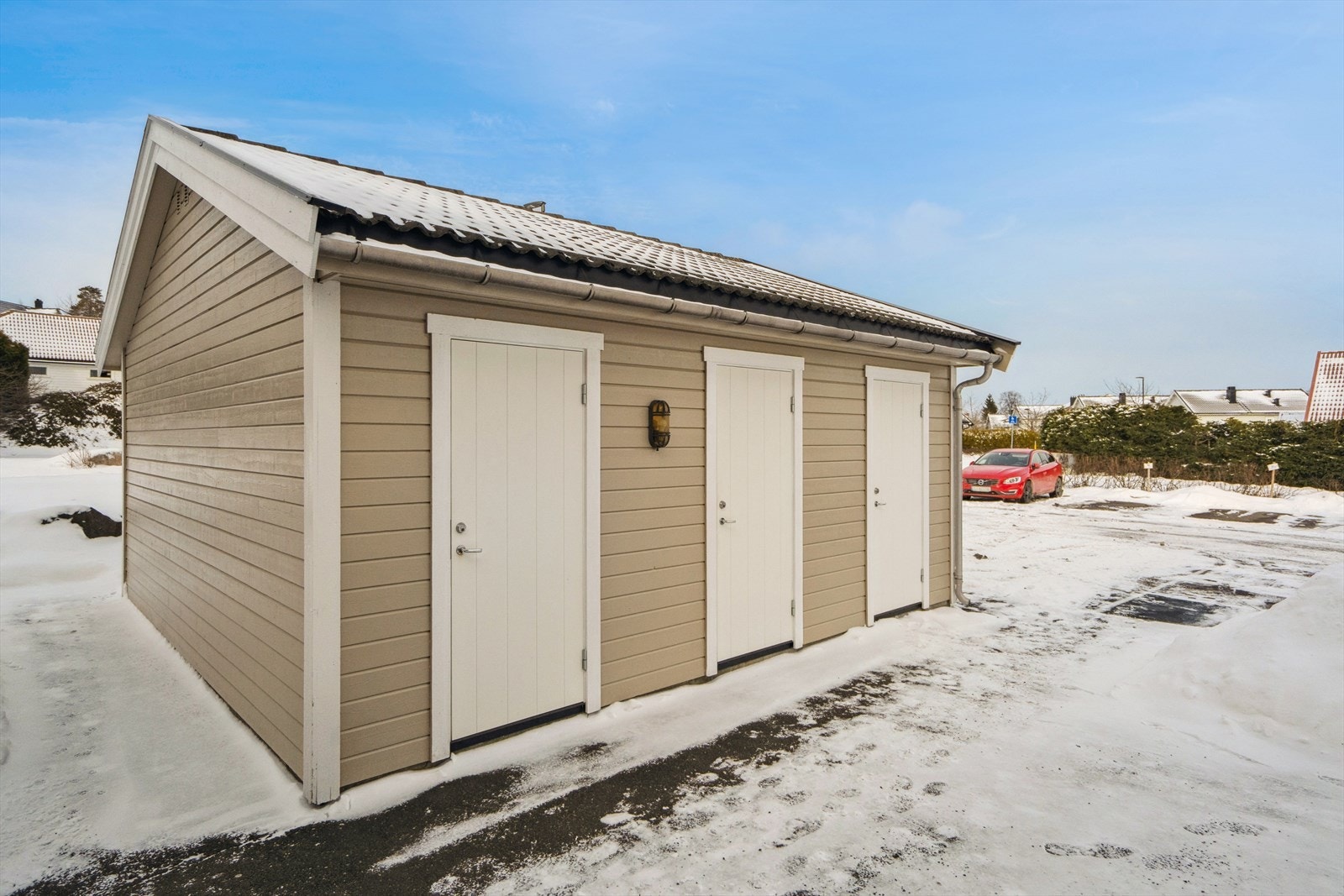 Utvendig sportsbod for oppbevaring Galleribilde