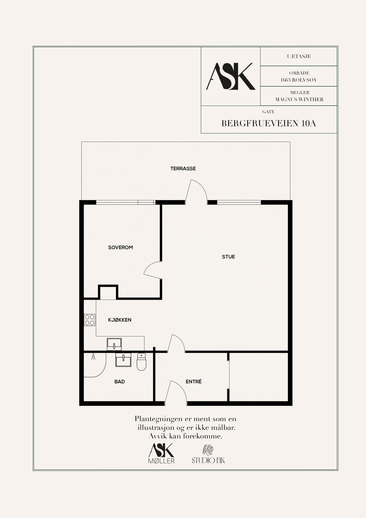 Plantegning Galleribilde