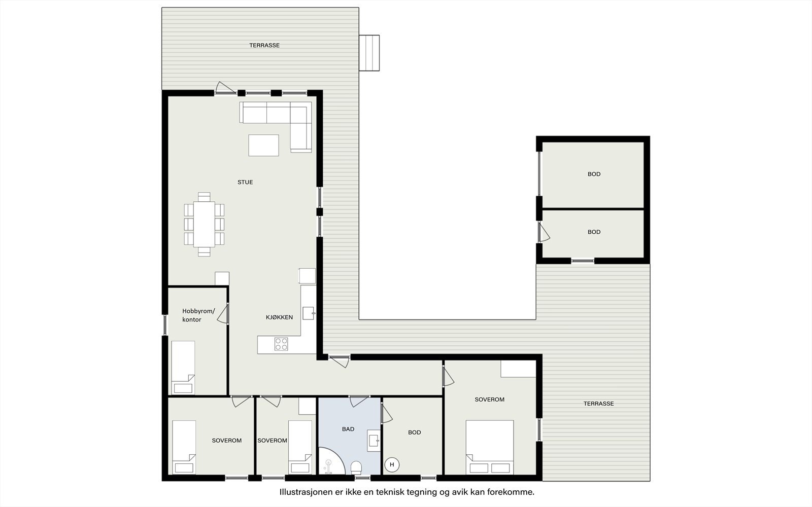 Plantegning Galleribilde