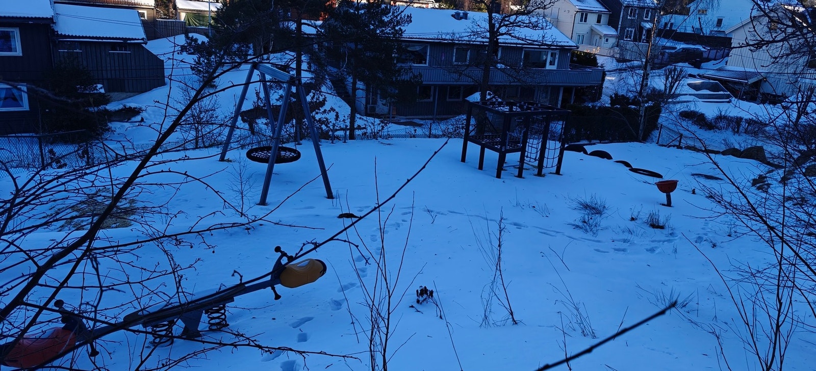 Selgers bilde fra lekeplass i området Galleribilde