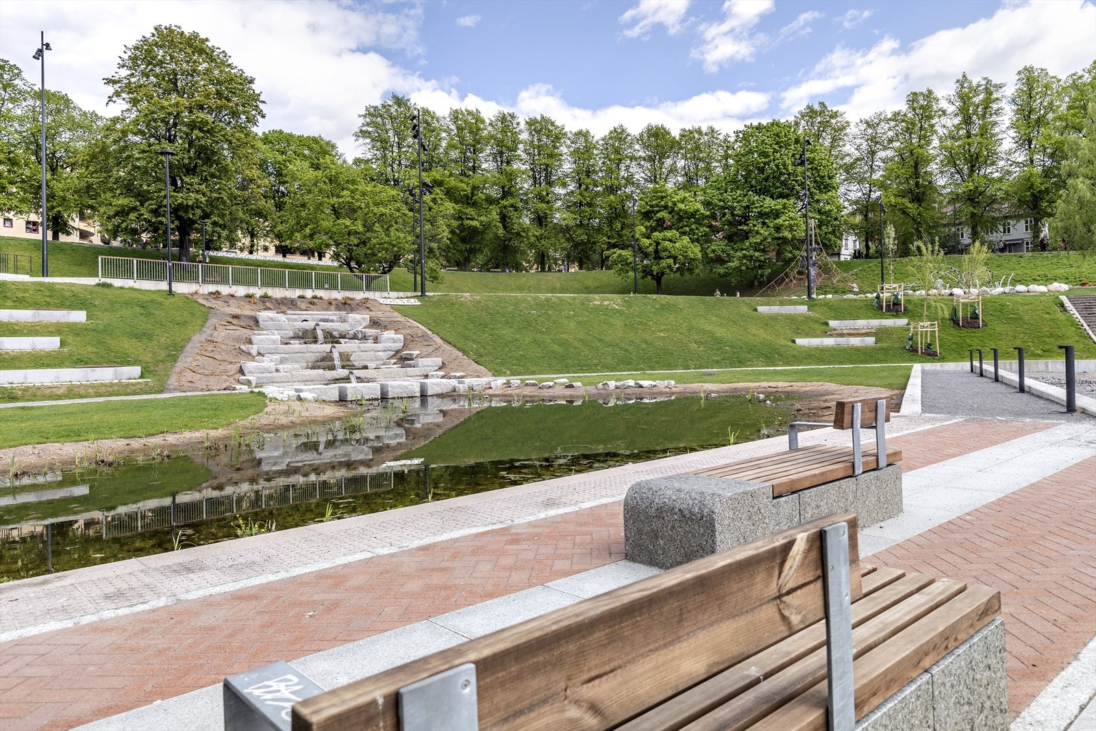 Nye Klosterenga park rett utenfor Galleribilde