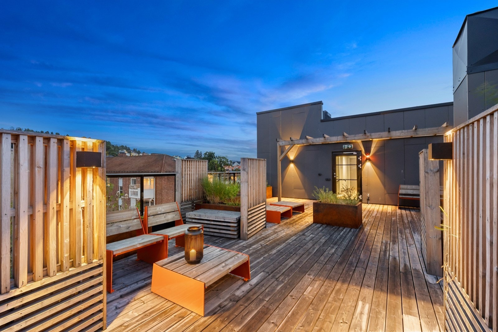 Leiligheten er beliggende i et nytt sameie med flotte fellesarealer og solrik takterrasse Galleribilde