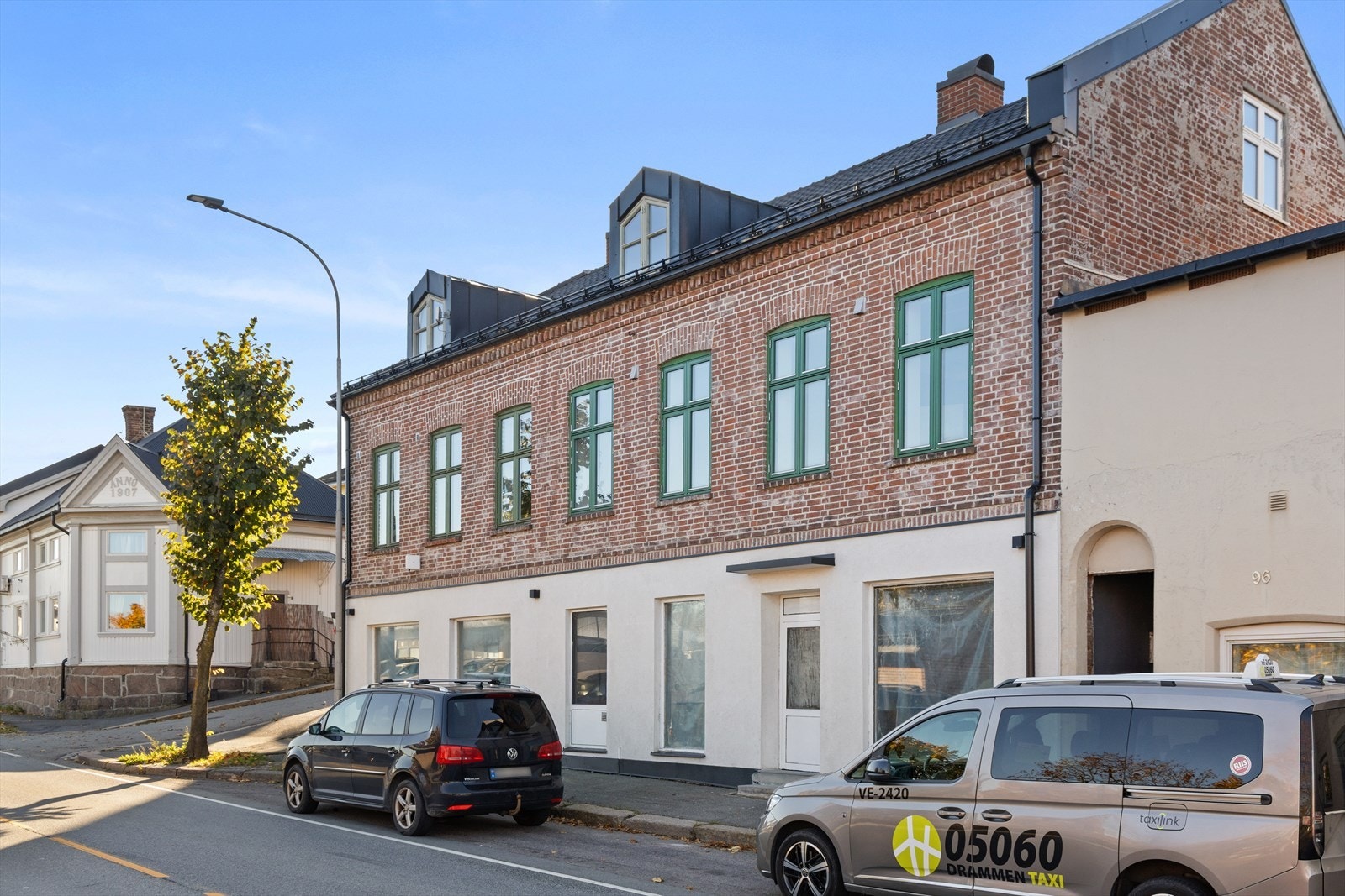 Gateparkering etter gjeldende bestemmelser i området Galleribilde