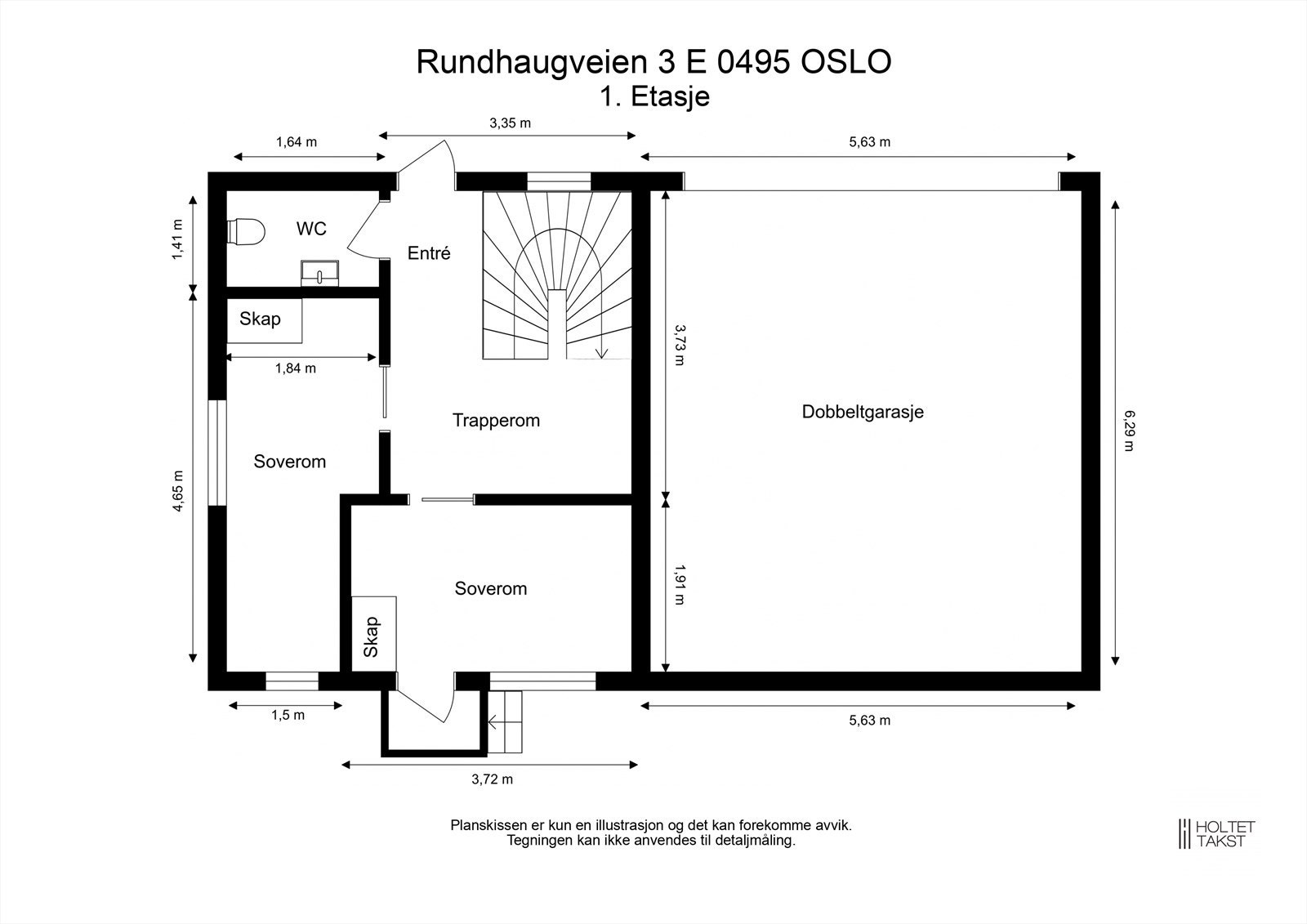 Planskisse plan 1 Galleribilde