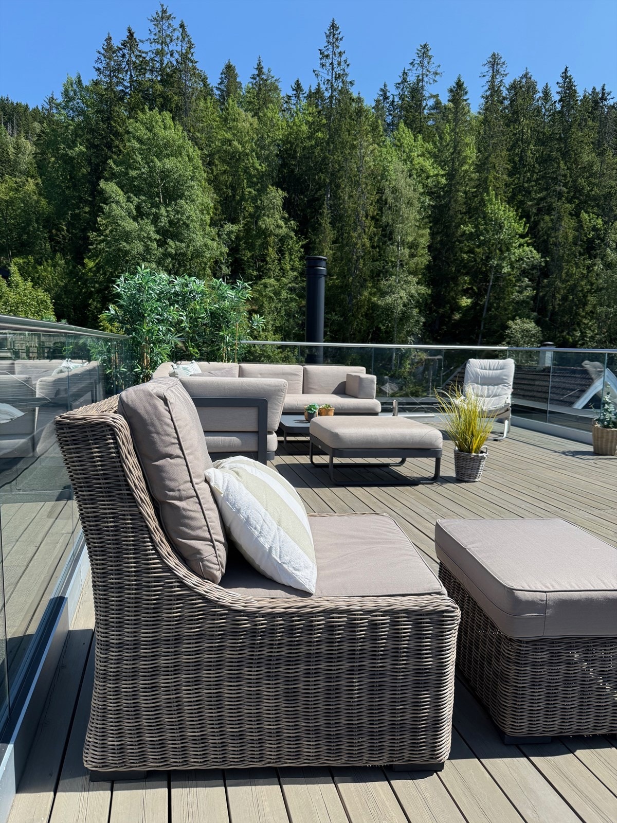 Privat bilde takterrasse Galleribilde