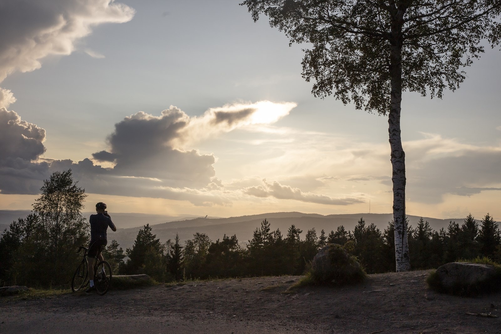 Flotte turområder med utsikt fra Grefsenkollen Galleribilde