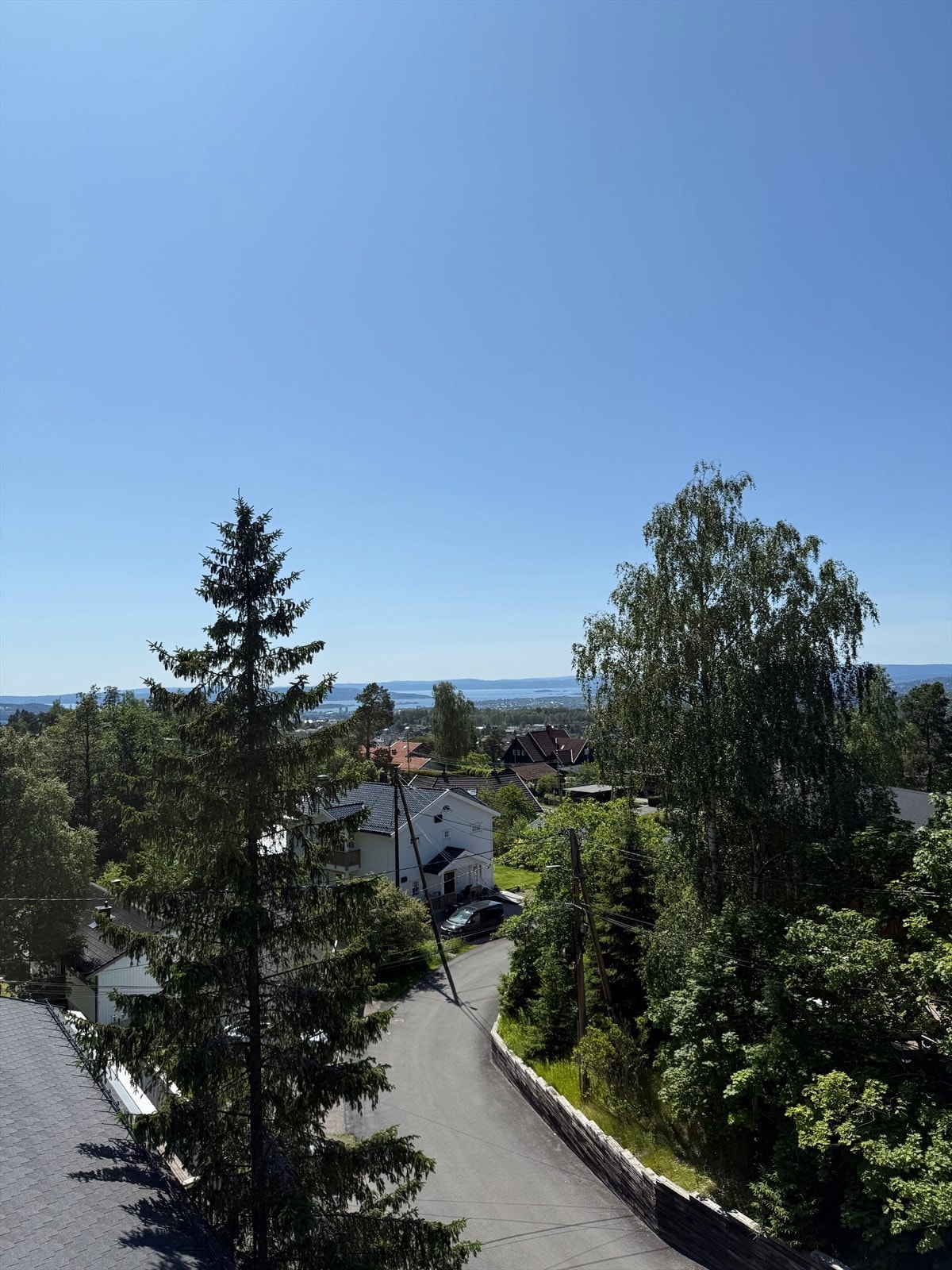 Privat bilde utsikt fra takterrassen Galleribilde