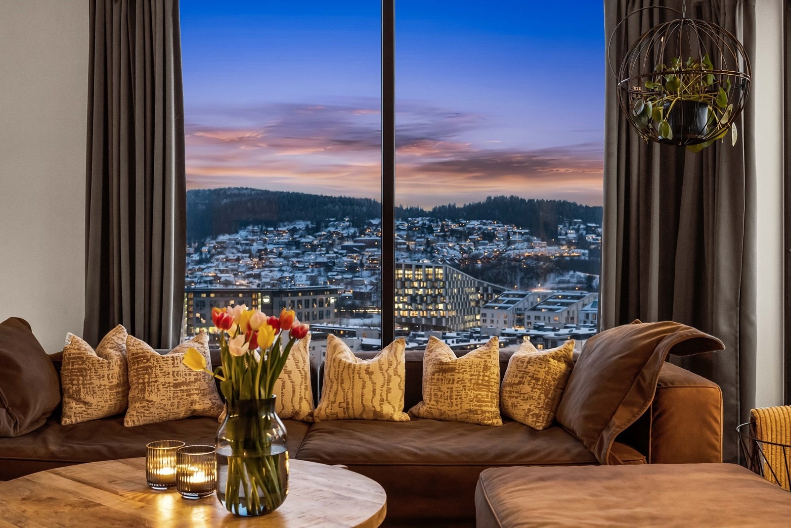 Her bor du på taket av Lillestrøm med "alt" rett utenfor døren. Galleribilde