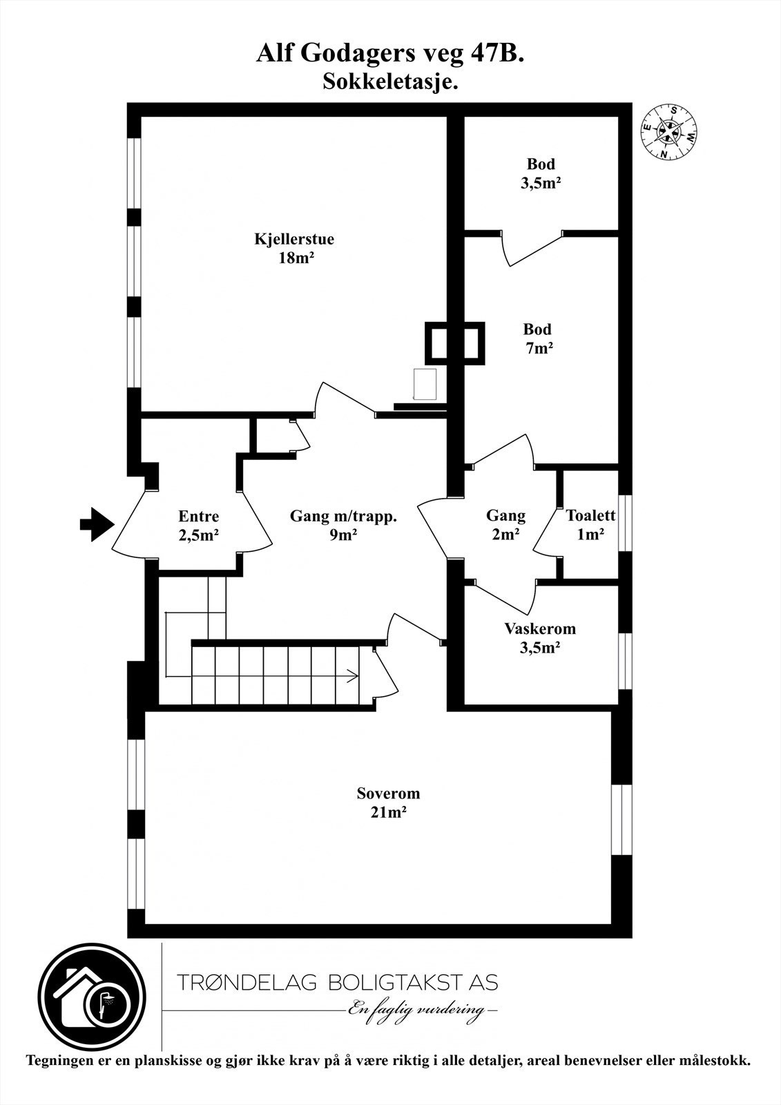 Alf Godagers veg 47B. - 2D - Sokkeletasje. - Letterhead.jpg Galleribilde