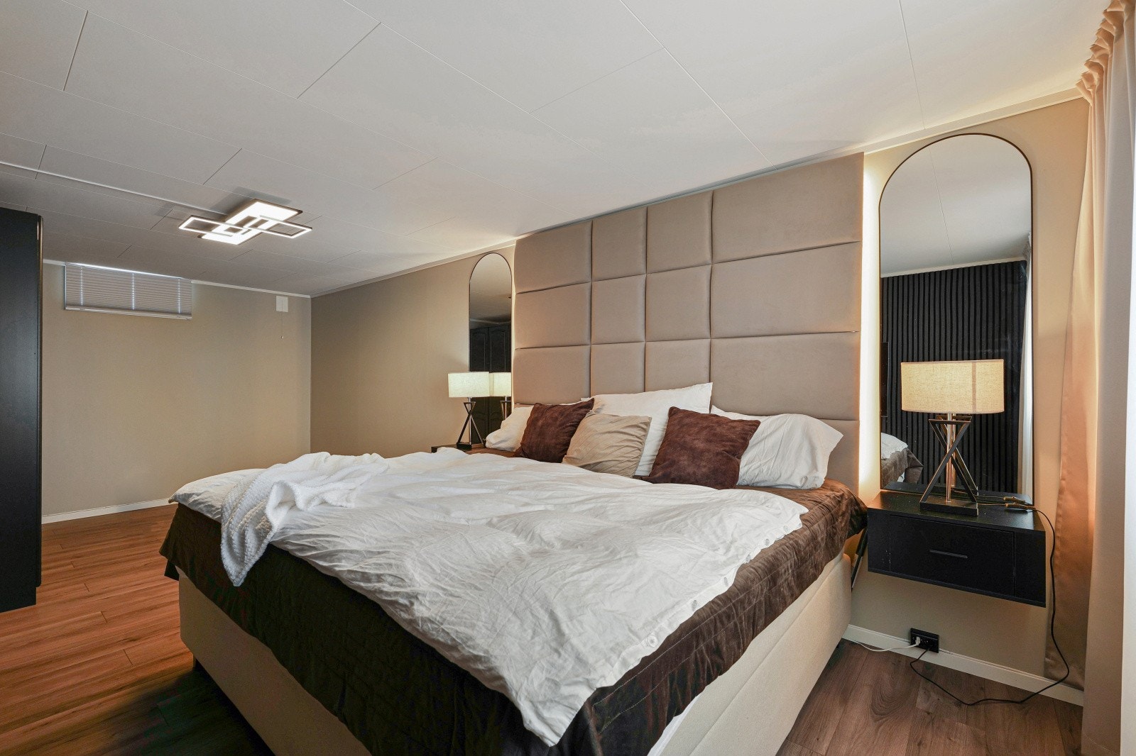 Rommet ble overflatebehandlet i 2023. Galleribilde