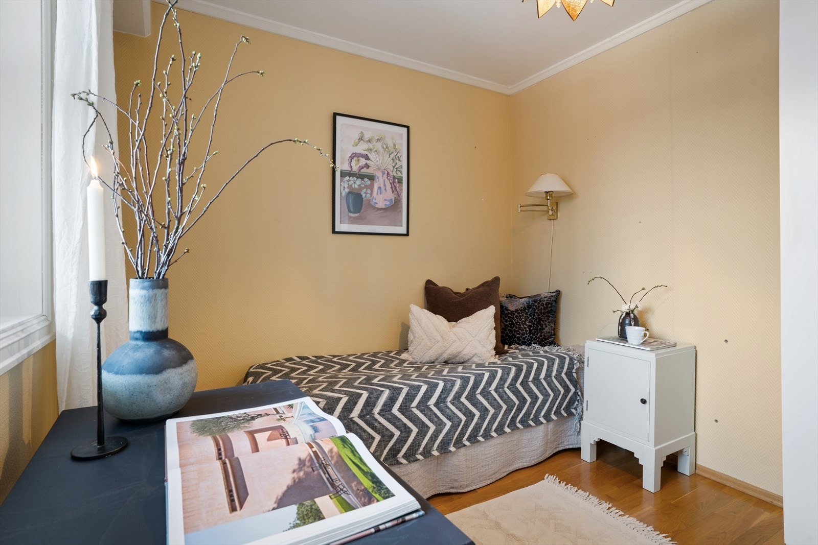 Soverommenes størrelse gjør dem fleksible i bruk - enten som barnerom, gjesterom eller hjemmekontor, avhengig av familiens situasjon og ønsker Galleribilde