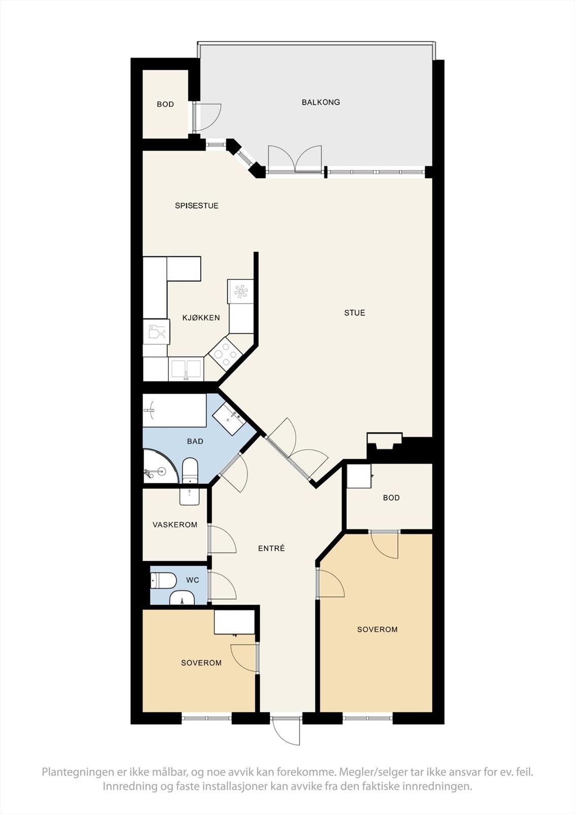 Plantegning Galleribilde