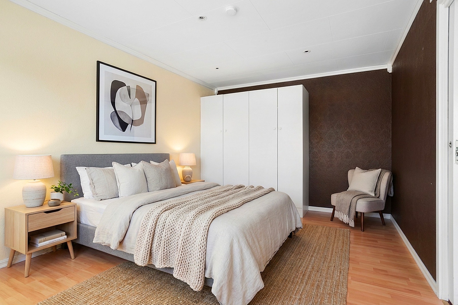 Digitalt møblert Galleribilde