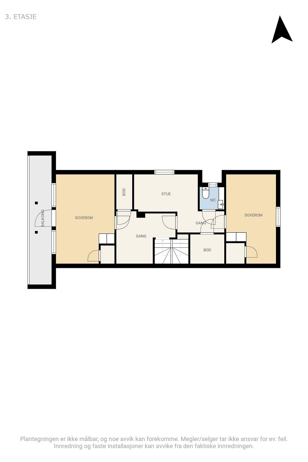 Plantegning 2. etasje. Galleribilde