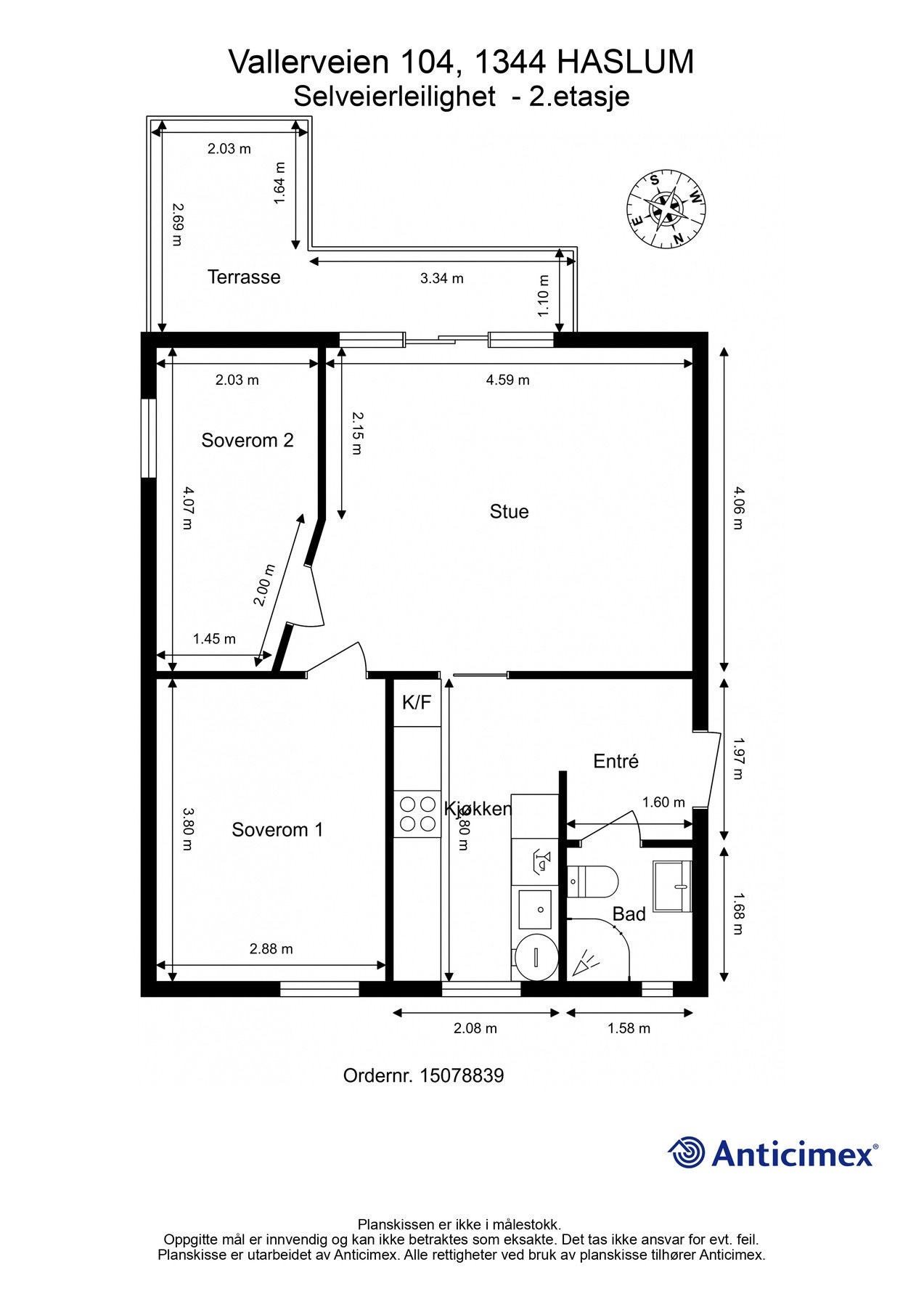 Plantegning Galleribilde