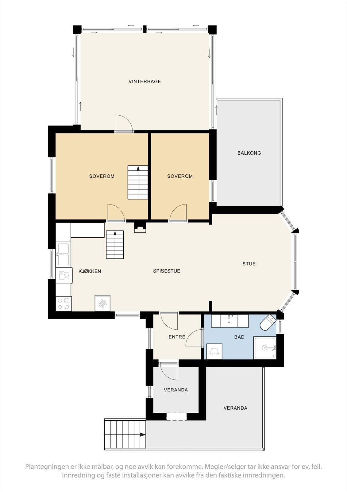 Plantegning 1.etasje Galleribilde